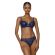 Γυναικείο Brazilian MED NORA - Μπλε δαντέλα - Sexy slip - Regular Fit - Polyester