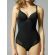 Γυναικείο κορμάκι Simone Pérèle - Μαύρο - Δαντέλα - Half Cup C D E - Polyamide - Regular Fit