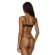 Γυναικείο String MED SYLVIE - Μαύρo - Μπεζ - Sexy slip - Regular Fit - Polyester