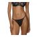 Γυναικείο String MED SYLVIE - Μαύρo - Μπεζ - Sexy slip - Regular Fit - Polyester