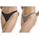Γυναικείο string Walk - Multicolor Brief - Ίνες bamboo - Regular Fit - 2 pack