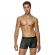 MED Ανδρικό boxer GIORGIO - Μαύρο - Χακί Pixel Print - Regular Fit - Modal