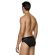 MED Ανδρικό slip GIORGIO - Μαύρο - Μπλε Pixel Print - Regular Fit - Modal