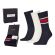 Ανδρικές κάλτσες Tommy Hilfiger - GIFTBOX - Navy και Λευκές - 3 Pack - Cotton