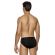 MED Ανδρικό slip TRAVIS - Μαύρο -  Fashion Μαύρο λάστιχο - Regular Fit - Modal