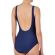 Γυναικείο ολόσωμο μαγιό Naturana - Μπλε - Plus size - Cup D