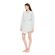Γυναικεία Ρόμπα Pink Label - Κοντή - Blue Cloud με κουκούλα - Cotton - Regular Fit
