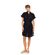 Γυναικείο Beachdress Pink Label -  Φόρεμα Σεμιζιέ - Μαύρο - Regular Fit - Cotton