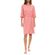 Γυναικεία Ρόμπα Pink Label - Σταυρωτή Dusty Pink - Μανίκι 3/4 - Cotton