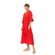 Γυναικείο Beachdress Pink Label - Σεμιζιέ Μακρύ Φόρεμα - Κόκκινο - Viscose