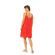 Γυναικείο Beachdress Pink Label -  Φόρεμα - Κόκκινο - Regular Fit - Viscose