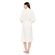 Γυναικεία Ρόμπα Pink Label - Midi - Λευκή- Viscose - Regular Fit