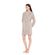 Γυναικεία Ρόμπα Pink Label - Κοντή - Elephant Grey - Bamboo - Regular Fit