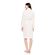 Γυναικεία Ρόμπα Pink Label - Midi - Λευκή- Bamboo - Regular Fit