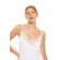 Γυναικείο Νυχτικό Pink Label - Τιράντα - Λευκό - Bamboo - NIGHTGOWN