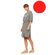 Γυναικείο Beachdress Pink Label - Φόρεμα - Κόκκινο - Regular Fit - Viscose