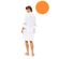 Γυναικείο Beachdress Pink Label -  Φόρεμα - Orange - Regular Fit - Viscose