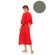 Γυναικείο Beachdress Pink Label - Σεμιζιέ Μακρύ Φόρεμα - Oil Green - Viscose