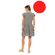 Γυναικείο Beachdress Pink Label -  Φόρεμα - Κόκκινο - Regular Fit - Viscose
