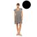 Γυναικείο Beachdress Pink Label -  Φόρεμα - Μαύρο  - Regular Fit - Viscose