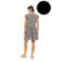 Γυναικείο Beachdress Pink Label -  Φόρεμα - Μαύρο  - Regular Fit - Viscose