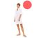 Γυναικείο Beachdress Pink Label -  Φόρεμα με κοφτό κέντημα - Coral - Regular Fit - Cotton