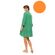 Γυναικείο Beachdress Pink Label -  Φόρεμα - Orange - Regular Fit - Viscose