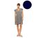 Γυναικείο Beachdress Pink Label -  Φόρεμα - Yacht Blue - Regular Fit - Viscose