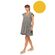Γυναικείο Beachdress Pink Label -  Φόρεμα - Yellow - Regular Fit - Viscose