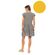 Γυναικείο Beachdress Pink Label -  Φόρεμα - Yellow - Regular Fit - Viscose