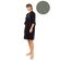 Γυναικείο Beachdress Pink Label -  Oil Green - Mini Φόρεμα - Regular Fit - Viscose