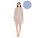 Γυναικεία Ρόμπα Pink Label - Κοντή - Blue Cloud - Bamboo - Regular Fit