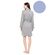 Γυναικεία Ρόμπα Pink Label - Κοντή - Blue Cloud - Viscose - Regular Fit