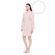 Γυναικεία Ρόμπα Pink Label - Κοντή - Λευκή - Bamboo - Regular Fit