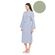 Γυναικεία Ρόμπα Pink Label - Midi - Aqua - Cotton - Regular Fit