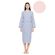 Γυναικεία Ρόμπα Pink Label - Midi - Baby Pink - Cotton - Regular Fit