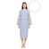 Γυναικεία Ρόμπα Pink Label - Midi - Λευκή - Cotton - Regular Fit