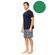 Ανδρική Καλοκαιρινή Πυτζάμα Ulisse - Sea Green - V-NECK - Κοντό μανίκι - Cotton