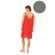 Γυναικείο Beachdress Pink Label -  Φόρεμα - Oil  Green - Regular Fit - Viscose