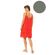 Γυναικείο Beachdress Pink Label -  Φόρεμα - Oil  Green - Regular Fit - Viscose