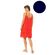 Γυναικείο Beachdress Pink Label -  Φόρεμα - Yacht Blue - Regular Fit - Viscose
