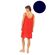 Γυναικείο Beachdress Pink Label -  Φόρεμα - Yacht Blue - Regular Fit - Viscose