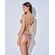 Lida Σετ Μαγιό μπικίνι - Animal - Lurex - Crop Top - Slip δετό - Lycra - Regular Fit