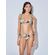 Lida Σετ Μαγιό μπικίνι Lurex - Color print - Τρίγωνο τοπ - Δετό Slip - Lycra - Regular Fit