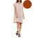Γυναικείο Νυχτικό Pink Label - Mini Αμάνικο - Courper - Regular Fit - Cotton