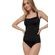 Γυναικείο μαγιό ολόσωμο Dorina Fiji - Μαύρο - Plus Size