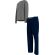 Ανδρική πυτζάμα Tommy Hilfiger - Γκρι - Μπλε παντελόνι με τσέπες