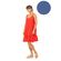 Γυναικείο Beachdress Pink Label -  Φόρεμα - Cosmos Blue - Regular Fit - Viscose