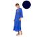 Γυναικείο Beachdress Pink Label -  Yacht Blue - Midi Φόρεμα - Regular Fit - Viscose