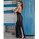 Γυναικείο Beachwear Rock Club - Πλεκτό Φόρεμα Maxi - Μαύρο - Regular Fit - Cotton